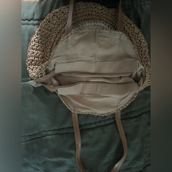 Woven evil eye tote - Picture 4 of 5